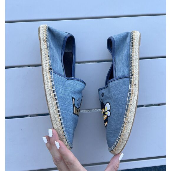 Sam Edelman Leni 6 Queen Bee Espadrille - Size 8 - Blue - Picture 5 of 8